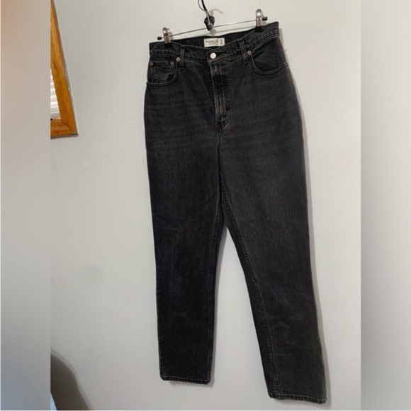 Abercrombie and fitch the 90s straight ultra high rise size 27/4R curve love - Picture 7 of 13